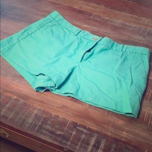 Turquoise shorts